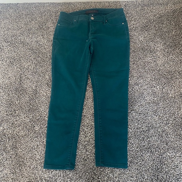 Tinsel Strait Leg Forest Green Pants - Picture 1 of 6